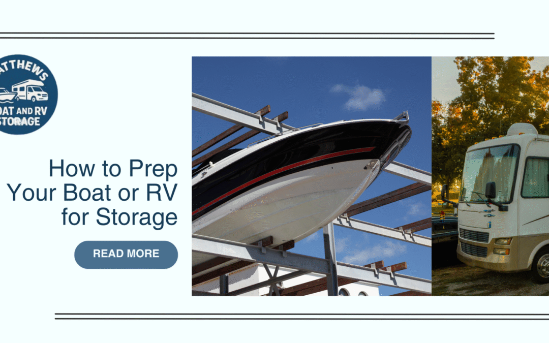 How to Prep Your Boat or RV for Storage